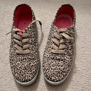 Leopard Print Tennis Shoes